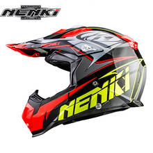 NENKI-Casco de Motocross para hombre y mujer, protector de cabeza para Moto todoterreno Enduro, ATV, BMX, descenso, DH, MTB, carreras de Rally 2024 - compra barato