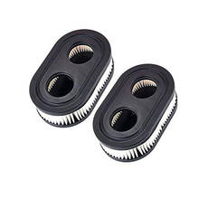 2 pçs cortador de grama filtro de ar para briggs & stratton 550e para 725exi série motores, cortador de grama filtro de ar 2 pacote 593260 798452 ar 2024 - compre barato