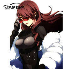 Jumptime 13cm x 9.9cm super sexy adesivos de carro anime persona 3 kirijou mitsuru vinil decalque do carro janela limpador traseira estilo 2024 - compre barato