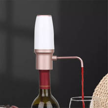 USB Charging Electric Wine Decanter Portable Smart Auto Wine Pump Pourer Dispenser Wine Tools Stainless Steel Wine Aerator White 2024 - buy cheap