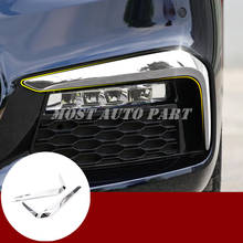 ABS Chrome Front Bumper Fog Light Cover Trim 2pcs For BMW 5 Series G30 2017-2021 Car accesories interior Car decoration 2024 - buy cheap