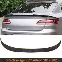 Car Rear Trunk Spoiler Wing For Volkswagen VW CC Arteon 2019 2020 Rear Trunk Boot Lid Lip Wing Spoiler Carbon Look/ Glossy Black 2024 - buy cheap