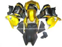 Carenado para motocicleta KAWASAKI, carrocería de inyección de color dorado y negro, KAWASAKI ZZR1400 ZX14R 06 07 08 09 10 11 zx14r ZX-14R 2006 2007 2008 2009 2010 2011 2024 - compra barato