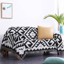 Nordic geometry sofa cover decorative bed spread leisure throw blanket single double sofa towel plaid Travel picnic blankets rug 2024 - buy cheap