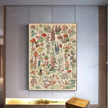 Póster de flor botánica Fleurs By Adolphe Millot, impresión artística Vintage, arte Floral, Idea de regalo de naturaleza, Impresión de póster de arte de pared 2024 - compra barato