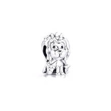 Wavy Union Jack Lion Charm for Women Bracelets new sale Sterling Silver 925 Jewelry Clear Summer pendant  for Jewelry Making 2024 - buy cheap