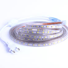 60leds led tiras à prova dwaterproof água smd 5050 led tira de luz fita flexível ledstrip casa sala estar decorativa 2024 - compre barato