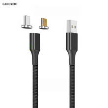 Зарядный кабель CANDYEIC, магнитный кабель для Samsung Galaxy M40, зарядный кабель usb c к usb 2024 - купить недорого