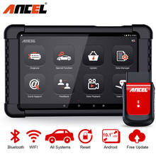 Ancel x6 scanner de carro automático wifi sistema completo obdii scanner automotivo abs srs airbag sas dpf óleo redefinir obd2 carro ferramentas de diagnóstico 2024 - compre barato