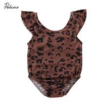 2020 Cute 6M-5Y Kids Baby Girl Leopard print Bodysuit Swimming Costume Swimwear Outfit Summer Beach Bathing One Piece Tankini 2024 - buy cheap