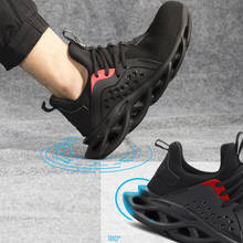 Обувь со стальным носком для мужчин и женщин; Непромокаемая легкая дышащая Безопасная рабочая обувь; BHD2 2024 - купить недорого