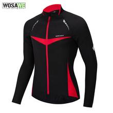 Wosawe jaqueta de ciclismo corta vento, casaco quente de bicicleta à prova d'água e chuva masculino inverno 2024 - compre barato