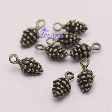 30pcs/lot--13x7x5mm Antique Bronze Plated 3D Pine Cone Charms X-mas Christmas DIY Supplies Jewelry Making Finding Accessories 2024 - buy cheap