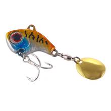 1 pçs rotativa abs vib vibração isca spinner colher de pesca inverno 13/16/22g iscas pesca pesca pesca da truta jigs difícil isca p0g1 2024 - compre barato