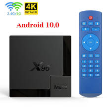 Dispositivo de TV inteligente X96 Mate Mini, decodificador con Android 10,0, 4 GB/64 GB, wifi Dual 2,4 GHz/5 GHz, 6K reproductor multimedia, PK H96 MAX, TX6S 2024 - compra barato
