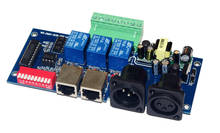 Relés dmx512 embutidos 5a * 3ch controlador de entrada com decodificador led