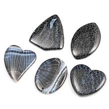 5 pcs Natural Stone Pendant Oval shape Necklace Pendant Stone for DIY Elegant Necklace Jewelry Making Reiki Healing Gift 2024 - buy cheap