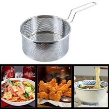 French Deep Fryers Basket Net Mesh Fries Chip Kitchen Tool Stainless Steel Fryer Home Mini French Fries Baskets Strainer 2024 - buy cheap