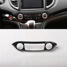 Para Honda CR-V 2012-2014 1 ud. Fibra de carbono ABS aire acondicionado delantero cubierta de salida de ventilación Trim Car Styling 2024 - compra barato