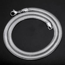 Hot Sale 316L Stainless Steel Snake Chain Necklace Fashion Party Gift Jewelry Titanium Steel Link Necklace For Men and Women 2024 - buy cheap