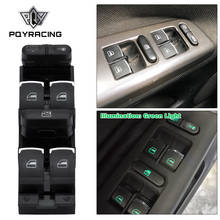 Chrome Master Window Controller Switch For VW Jetta Golf GTI MK4 Passat B5 Driver Side 3BD959857 3BD 959 857 1998-2005  2024 - buy cheap