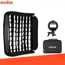 GODOX 40x4 0/50x5 0/60x6 0/80x80 см софтбокс с сеткой S Тип кронштейн стабильный Bowens держатель для вспышки со складным софтбоксом комплект 2024 - купить недорого