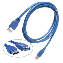 Cabo de extensão usb 0.3 macho para fêmea, cabo de extensão 3.0 m-3m para transferência de dados de playstation flash drive 2024 - compre barato