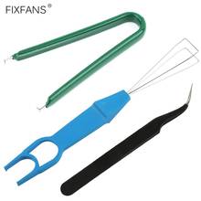 FIXFANS-Herramienta de extracción superior para teclado mecánico, extractor de teclas, interruptores, cuentagotas, 3 en 1, MX 2024 - compra barato