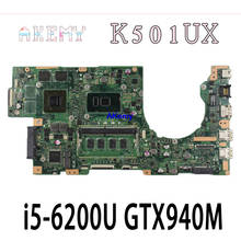 K501UX K501UB placa base de Computadora Portátil para For Asus K501UX K501UB K501U K501 placa base original de DDR4 8GB RAM i5-6200U GTX940M 2024 - compra barato