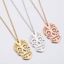 Stainless Steel Deer Rabbit Pendant Necklace Women Boho Jewelry Cute Star Moon Chain Necklaces Collier Femme Wholesale 2024 - buy cheap