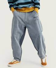 Pantalones vaqueros holgados con personalidad para hombre, Jeans de Hip-Hop, de calle, Otoño, novio 2024 - compra barato