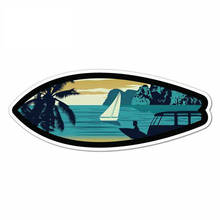 Creative Ocean Sport Beach Surf Car Sticker Accessories Vinyl PVC 13cm*13cm Motorcycle  Windshield Car Window Car Styling Decal 2024 - buy cheap