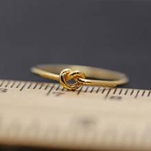 Anillo de oro amarillo sólido de 24K para mujer, anillo de banda suave con forma de corazón de la suerte, US5-8, 1-1,5g, el mejor regalo 2024 - compra barato
