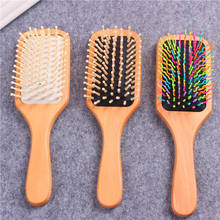 1pc Wood Comb Professional Anti-static Cushion Hair Loss Massage Brush Hairbrush Comb Scalp Hair Care Healthy Bamboo Comb 2024 - buy cheap