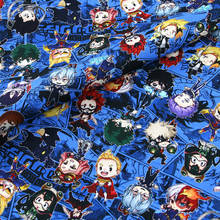 Tela de algodón con diseño de dibujos animados de D Slayer japonés para niños, tela de retales, funda para cojín, Material de costura artesanal 2024 - compra barato