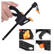 1pc 4 Polegada Madeira F Grampos Clipe Ratchet Quick Release Bar Clamp Clipe Aperto Gadget Ferramenta Espalhador