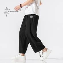 Pantalones de Kimono informales japoneses para hombre, ropa tradicional asiática bordada, estilo Harem, Harajuku, traje de estilo Yukata 2024 - compra barato