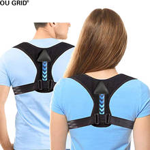 Perfect Adjustable Posture Corrector for Men and Women Upper Back Brace for Clavicle Support and Providing Pain Relief from 2024 - buy cheap