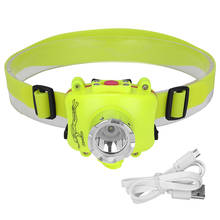 Linterna led impermeable para buceo, linterna de cabeza subacuática de 3200LM, xmL-T6, 4 modos, natación, pesca 2024 - compra barato