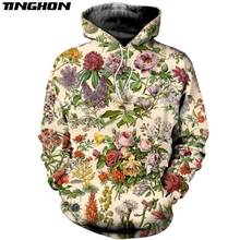 XS-7XL New Fashion Mens Womens Hoodie 3D PrintTropical Flowers Hoody Sweatshirt Casual tracksuit 2024 - buy cheap