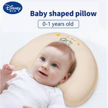 Disney bebê 4d travesseiro recém-nascido desvio anti cabeça plana macio respirável pescoço resiliente memória algodão almofada bens para crianças 2024 - compre barato