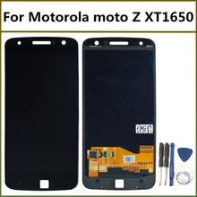 ЖК-экран для moto rola moto Z XT1650-01 03 05 XT1650 ЖК-дисплей кодирующий преобразователь сенсорного экрана в сборе для moto Z XT1650-01 lcd s 2024 - купить недорого