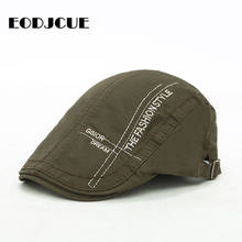 New Summer  Letter embroidery Berets Caps For Men Casual Peaked Caps Outdoor Sun Hat Casquette Cap 2024 - buy cheap