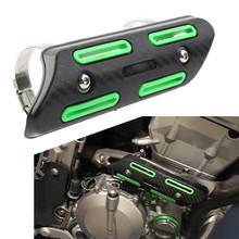 Green Motorcycle Exhaust Muffler Pipe Protection Heat Shield Cover Guard Universal For ECX Honda CRF 230 Dirt bike Motocross 2024 - buy cheap