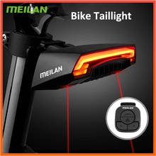 MEILAN Bike Light Wireless rear bicycle light USB Rechargeable LED Light Lamp Night Safe Lantern Bike Accessories 2024 - buy cheap