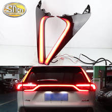 3-в-1 функции светодиодный задний противотуманный фонарь стоп-сигнал светильник динамический Поворотная Сигнальная колонна светильник отражатель для Toyota RAV4 для Toyota Previa RAV 4 2019 2020 2024 - купить недорого