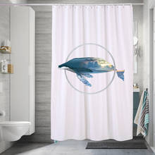 180x180cm Lovely Bathing Sea Fish Shower Curtain Waterproof Bathroom Curtains Bathroom Shower Accessories Home Bathtub Decor 2024 - buy cheap