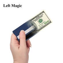 Cash Or Credit Card Magic Tricks Money To Credit Card Magic Props  Close Up Street Illusion Gimmick Mentalism Puzzle Toy Magia 2024 - buy cheap