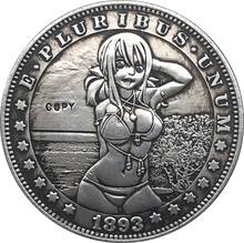 Копия монеты доллара США Моргана Хобо никель 1893-S 2024 - купить недорого