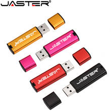 JASTER-Unidad flash USB 2,0 de plástico, pendrive de 128GB, 64GB, 32GB, 16GB, 8GB y 4GB, color rojo, azul, negro, plateado y rosa, ideal para regalo 2024 - compra barato